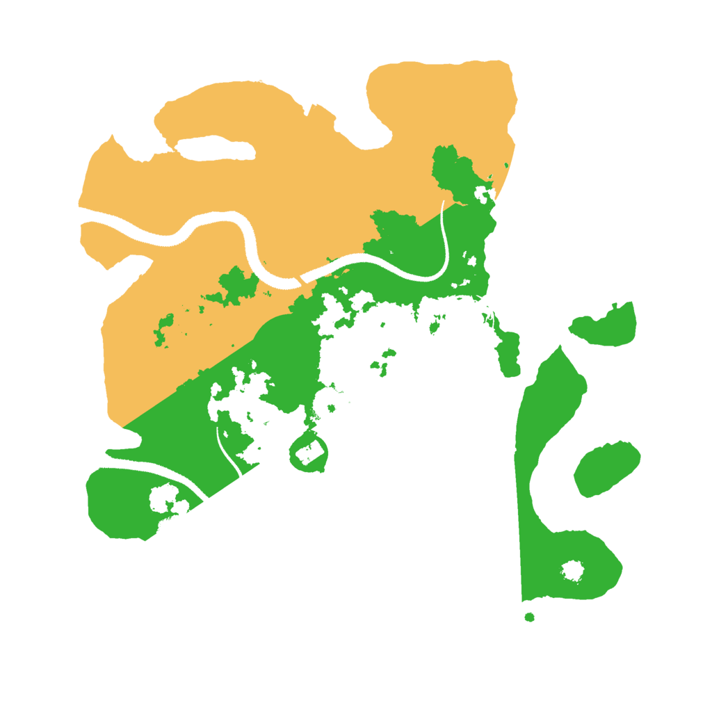 Biome Rust Map: Procedural Map, Size: 3000, Seed: 1116331930