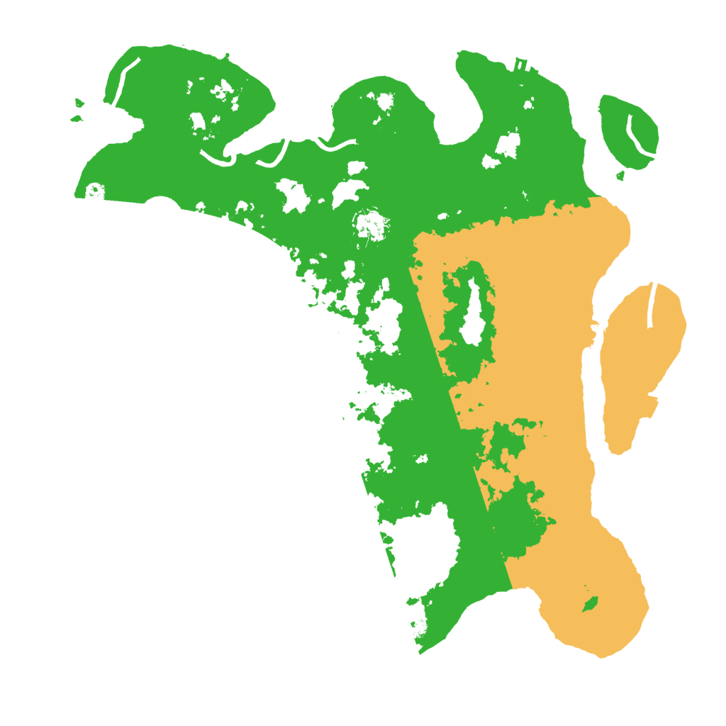 Biome Rust Map: Procedural Map, Size: 3850, Seed: 95