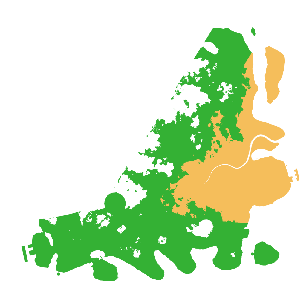 Biome Rust Map: Procedural Map, Size: 3800, Seed: 89812391