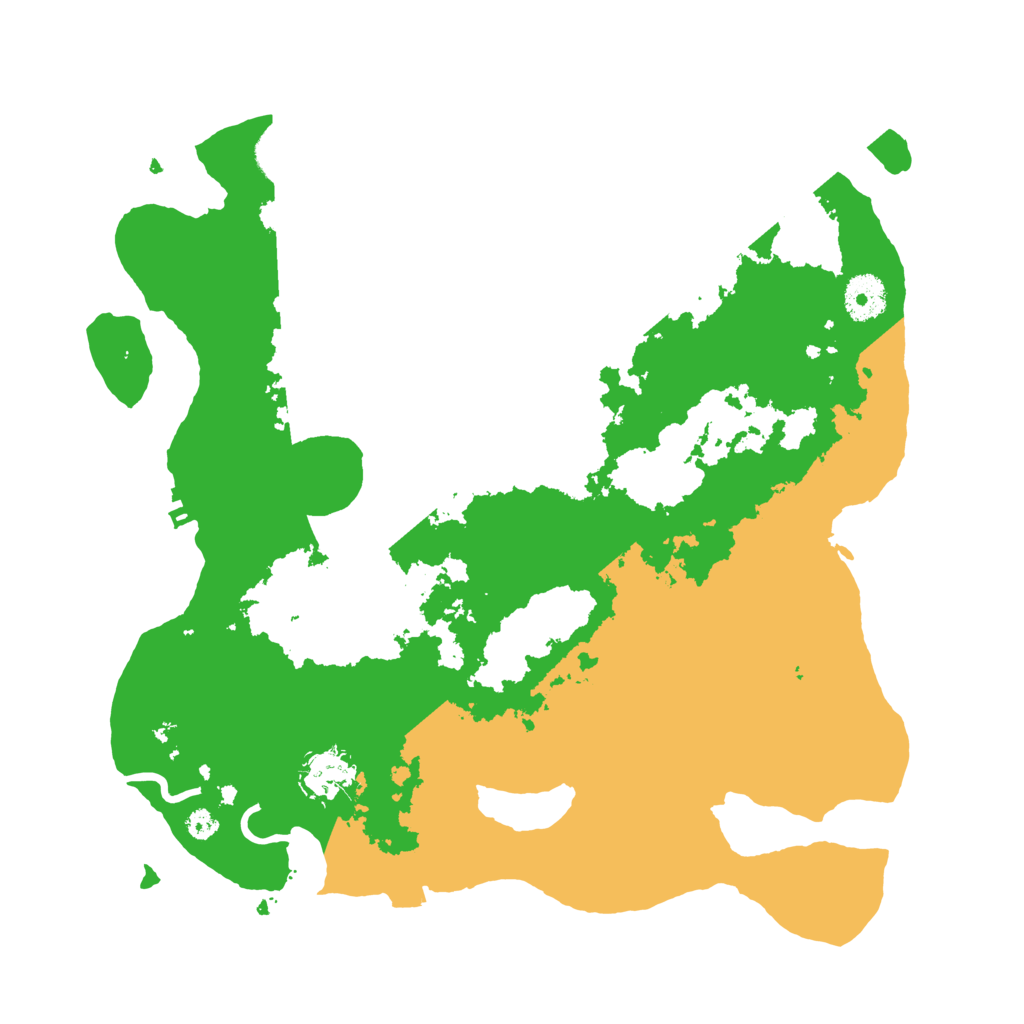 Biome Rust Map: Procedural Map, Size: 3500, Seed: 61341053