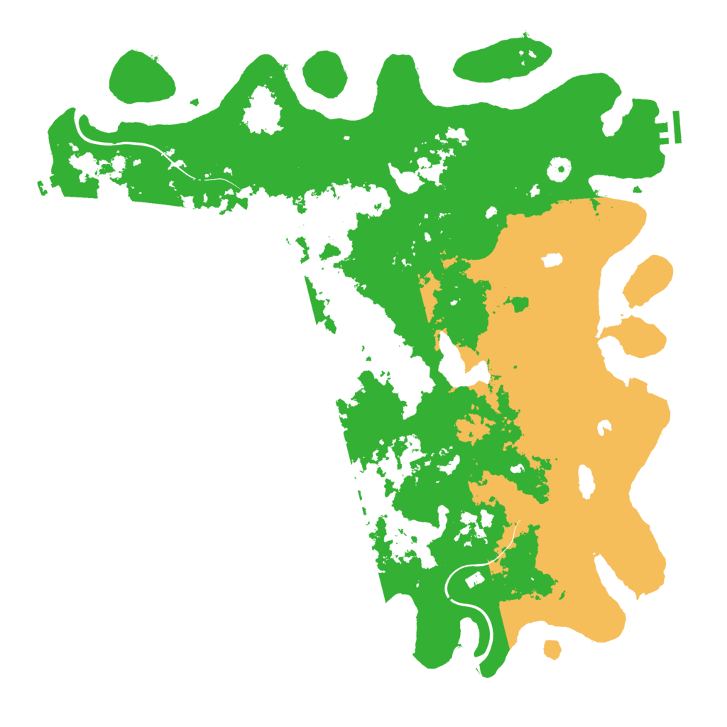 Biome Rust Map: Procedural Map, Size: 4500, Seed: 6236978