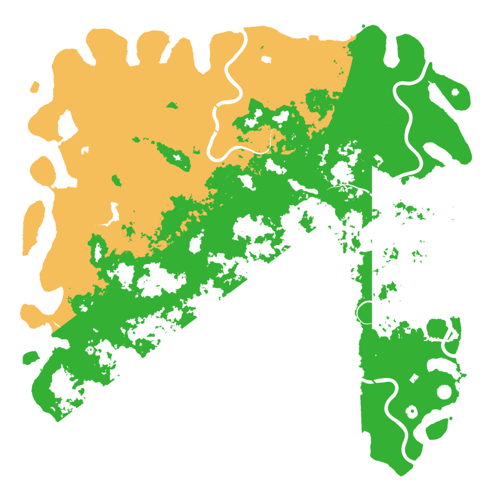 Biome Rust Map: Procedural Map, Size: 6000, Seed: 897973355