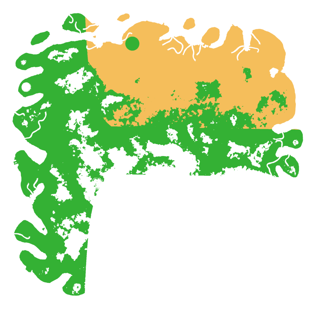 Biome Rust Map: Procedural Map, Size: 6000, Seed: 39849135