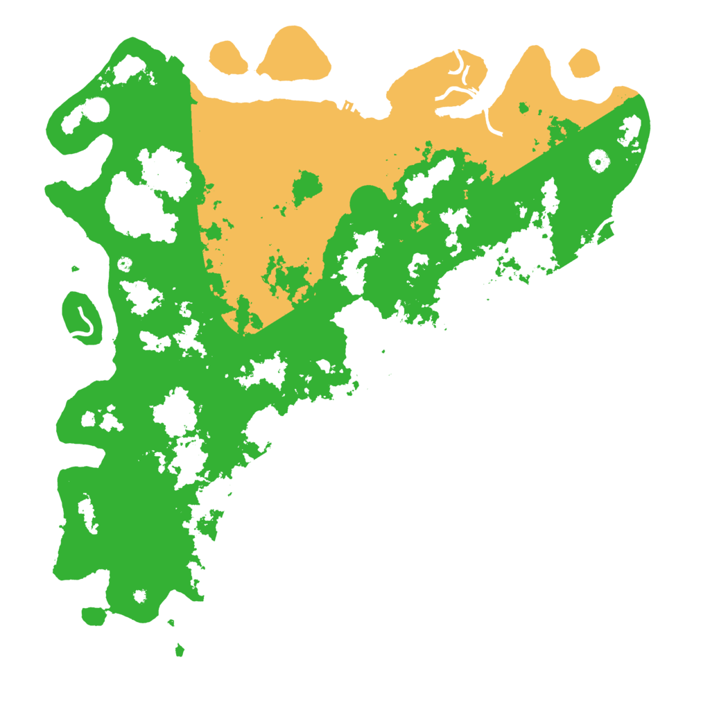 Biome Rust Map: Procedural Map, Size: 5000, Seed: 15360174