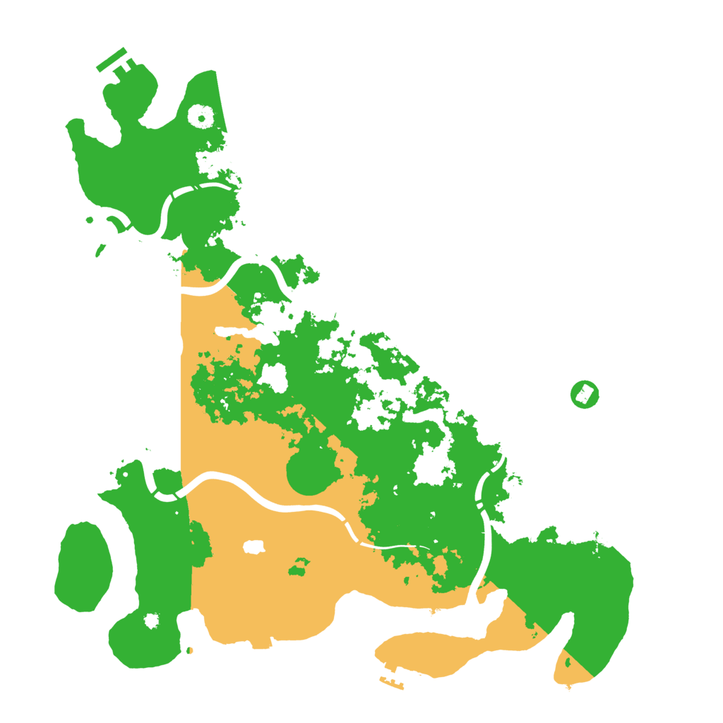 Biome Rust Map: Procedural Map, Size: 4250, Seed: 3766