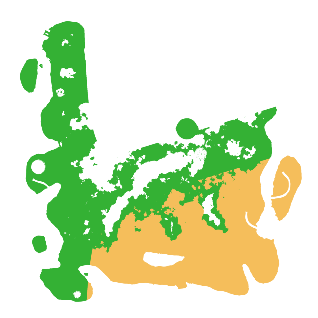 Biome Rust Map: Procedural Map, Size: 4000, Seed: 1236567890
