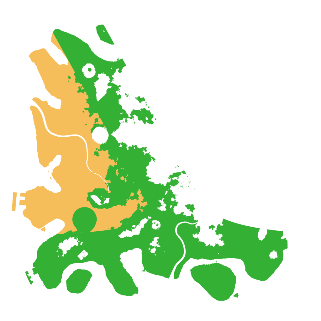 Biome Rust Map: Procedural Map, Size: 3500, Seed: 2141688677