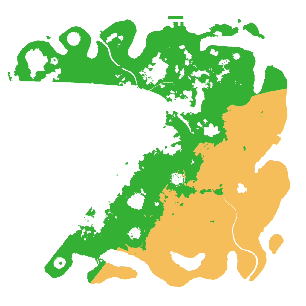 Biome Rust Map: Procedural Map, Size: 4000, Seed: 1394887351