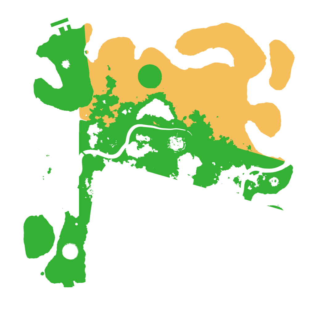 Biome Rust Map: Procedural Map, Size: 3500, Seed: 71217879