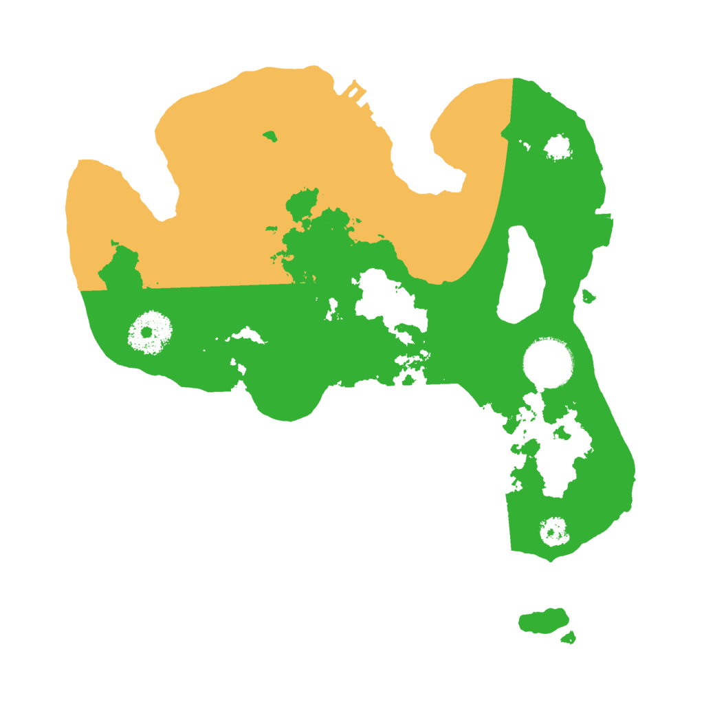 Biome Rust Map: Procedural Map, Size: 2500, Seed: 1717367704