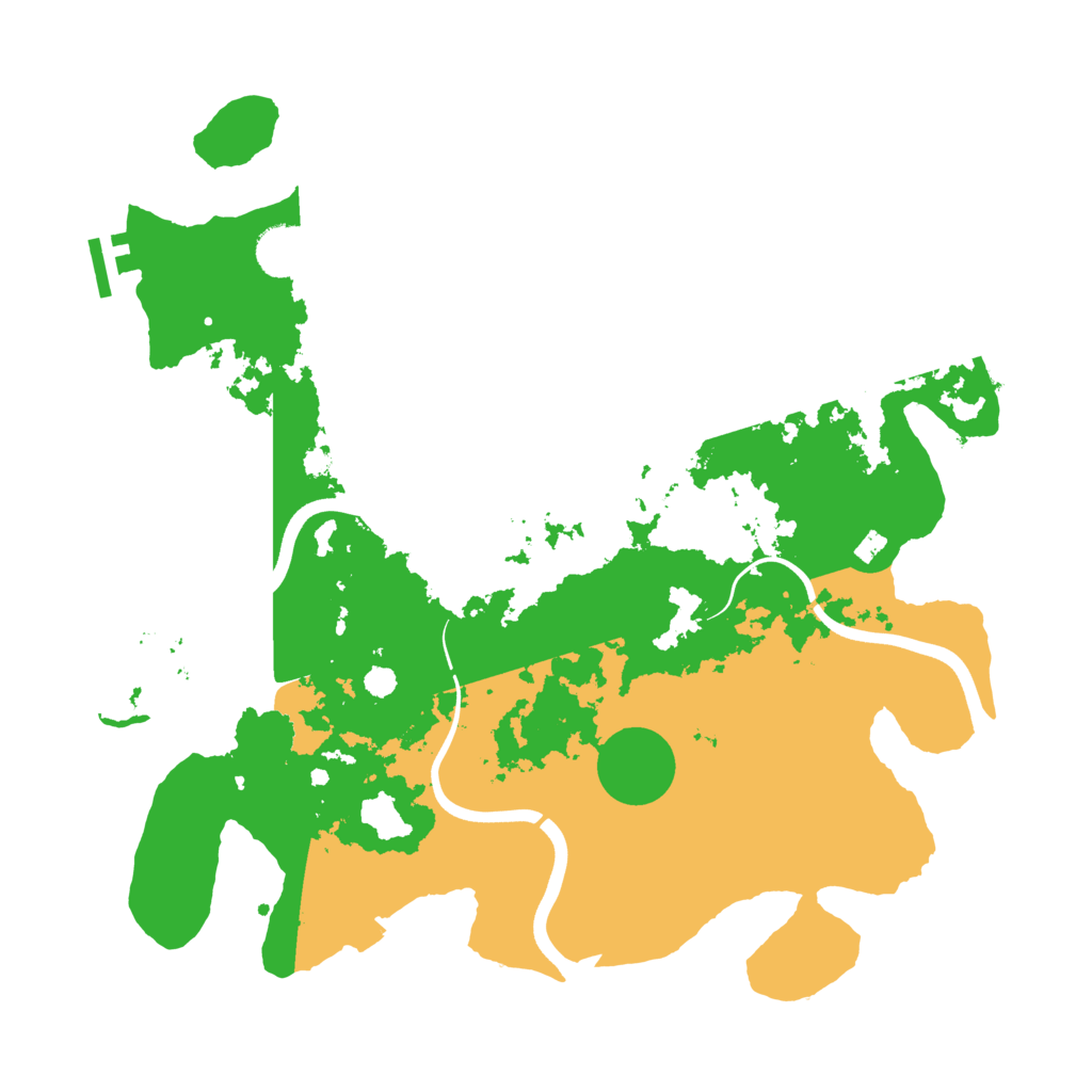 Biome Rust Map: Procedural Map, Size: 3700, Seed: 1016738069
