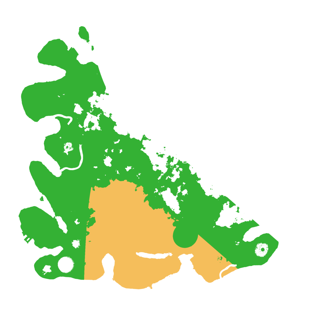 Biome Rust Map: Procedural Map, Size: 3500, Seed: 9173781