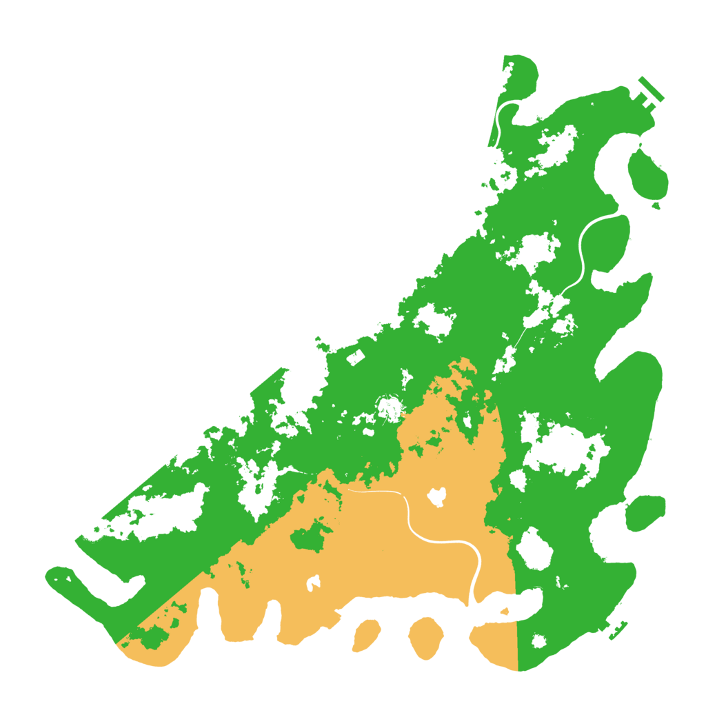 Biome Rust Map: Procedural Map, Size: 4500, Seed: 93090723