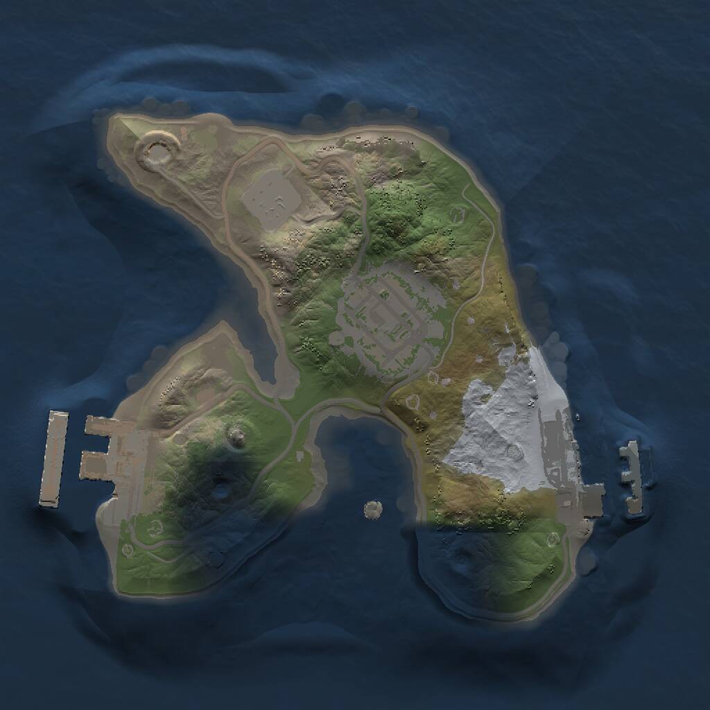 Rust Map: Procedural Map, Size: 1500, Seed: 1771698931, 4 Monuments