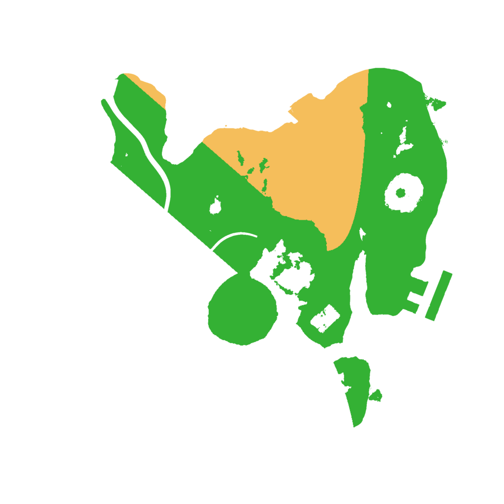 Biome Rust Map: Procedural Map, Size: 2000, Seed: 959607993