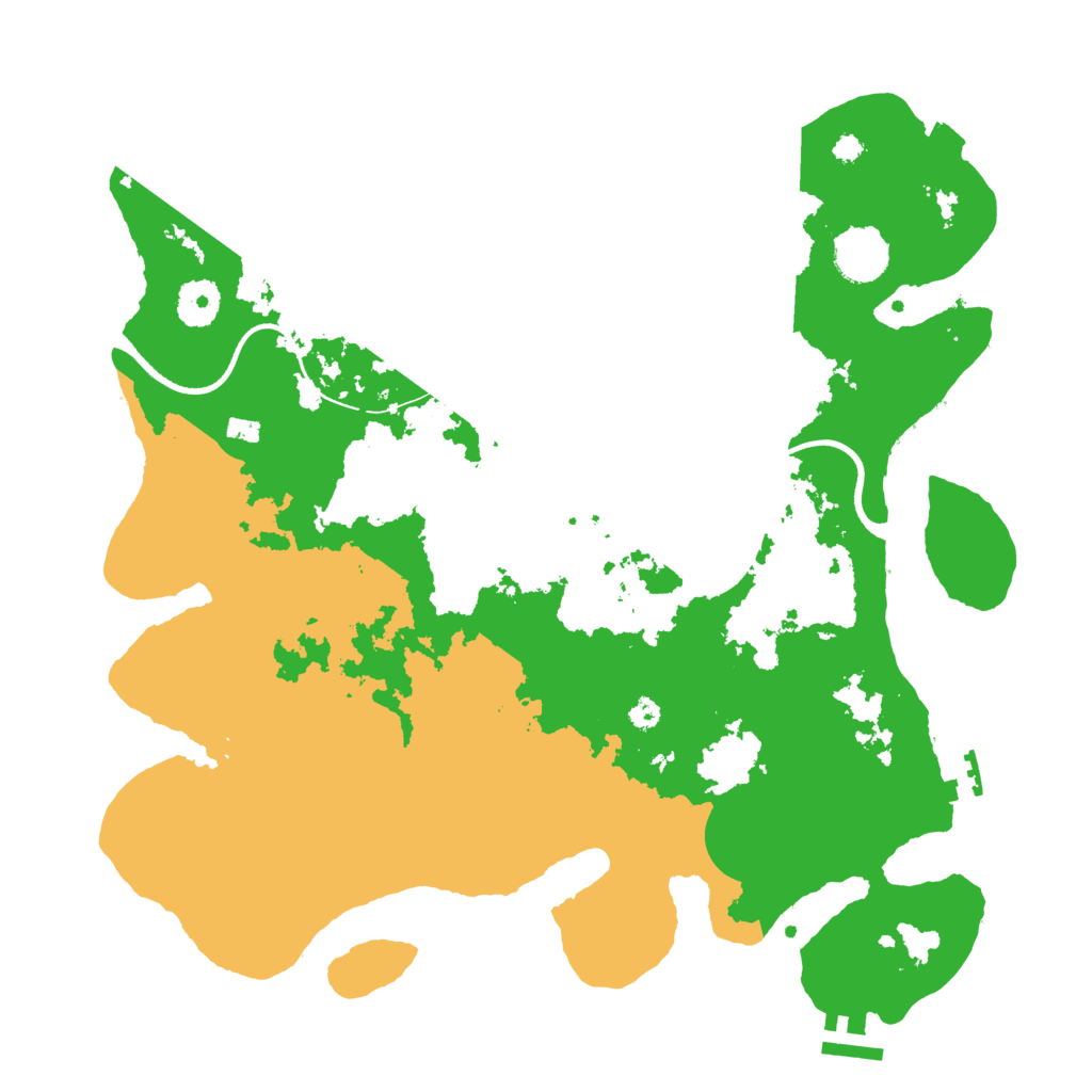 Biome Rust Map: Procedural Map, Size: 3600, Seed: 732222842