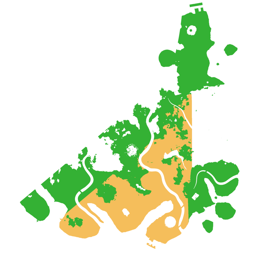 Biome Rust Map: Procedural Map, Size: 4000, Seed: 2116555