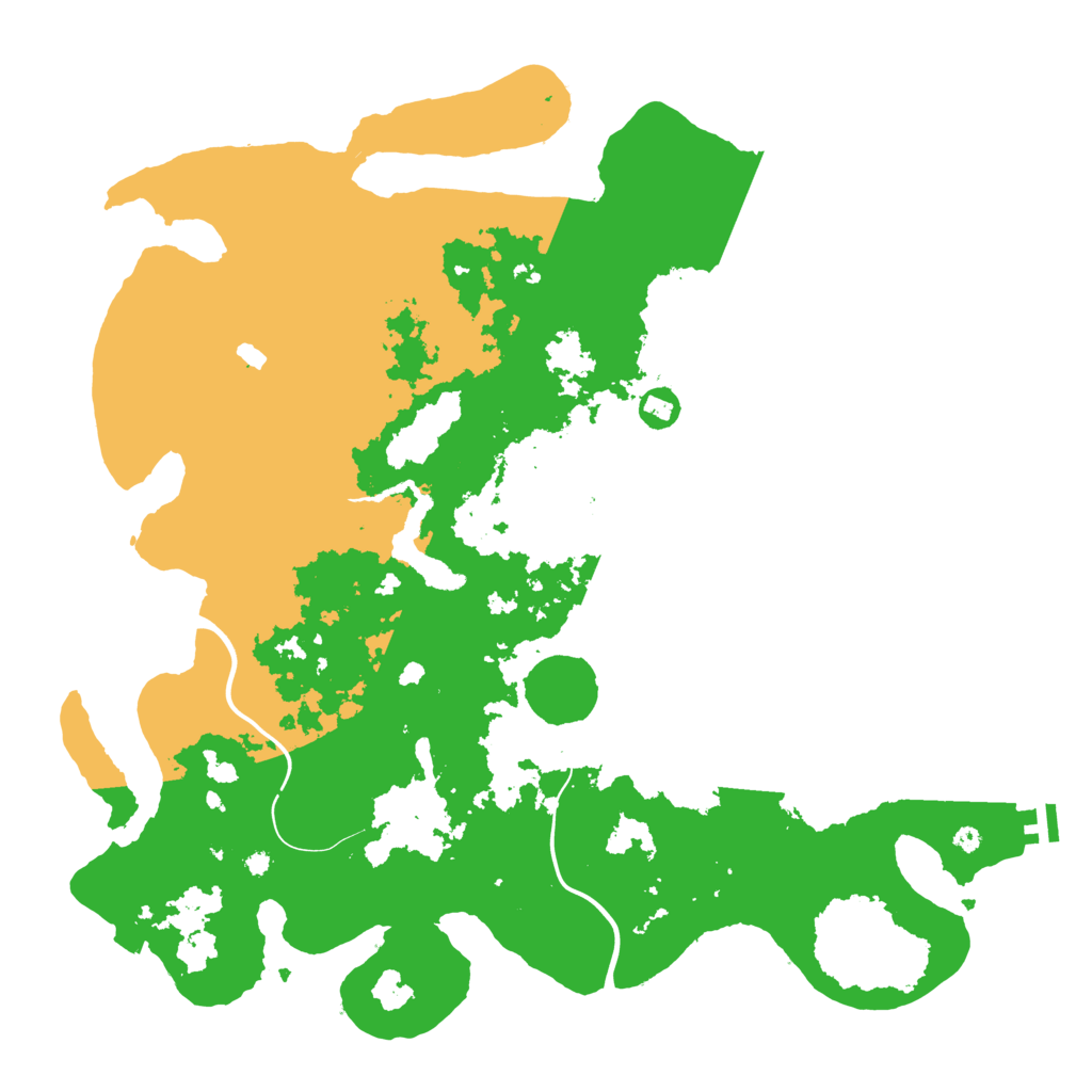 Biome Rust Map: Procedural Map, Size: 4250, Seed: 13542