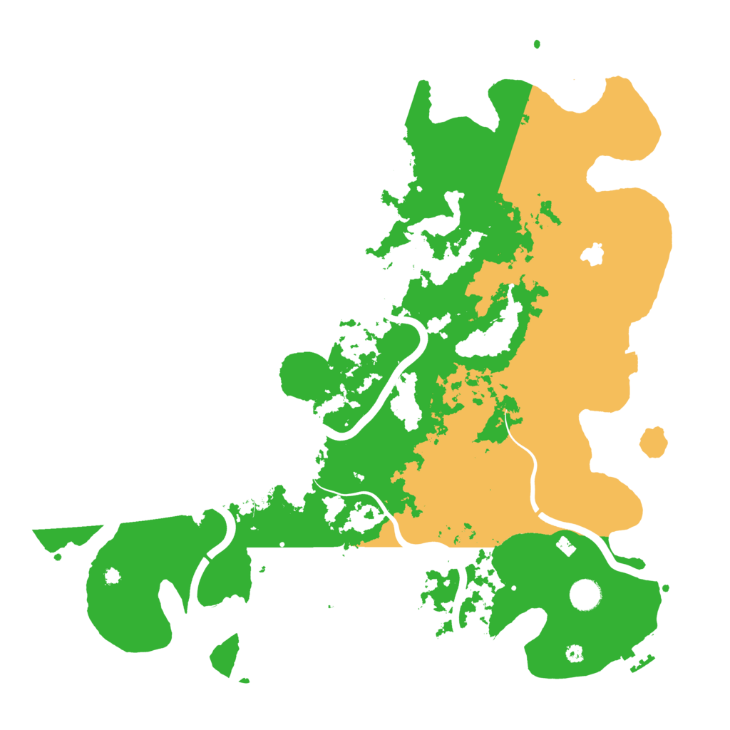 Biome Rust Map: Procedural Map, Size: 4100, Seed: 62626