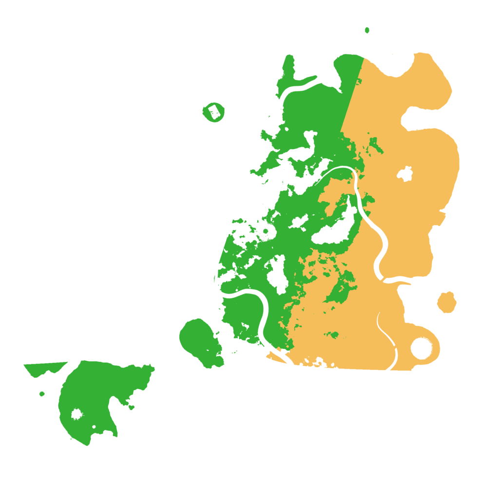 Biome Rust Map: Procedural Map, Size: 4100, Seed: 62626