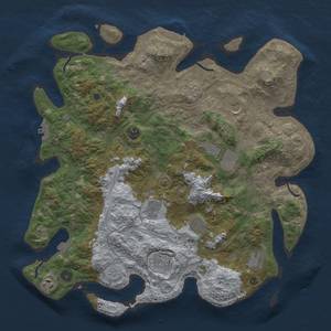 Thumbnail Rust Map: Procedural Map, Size: 4250, Seed: 780352597, 17 Monuments