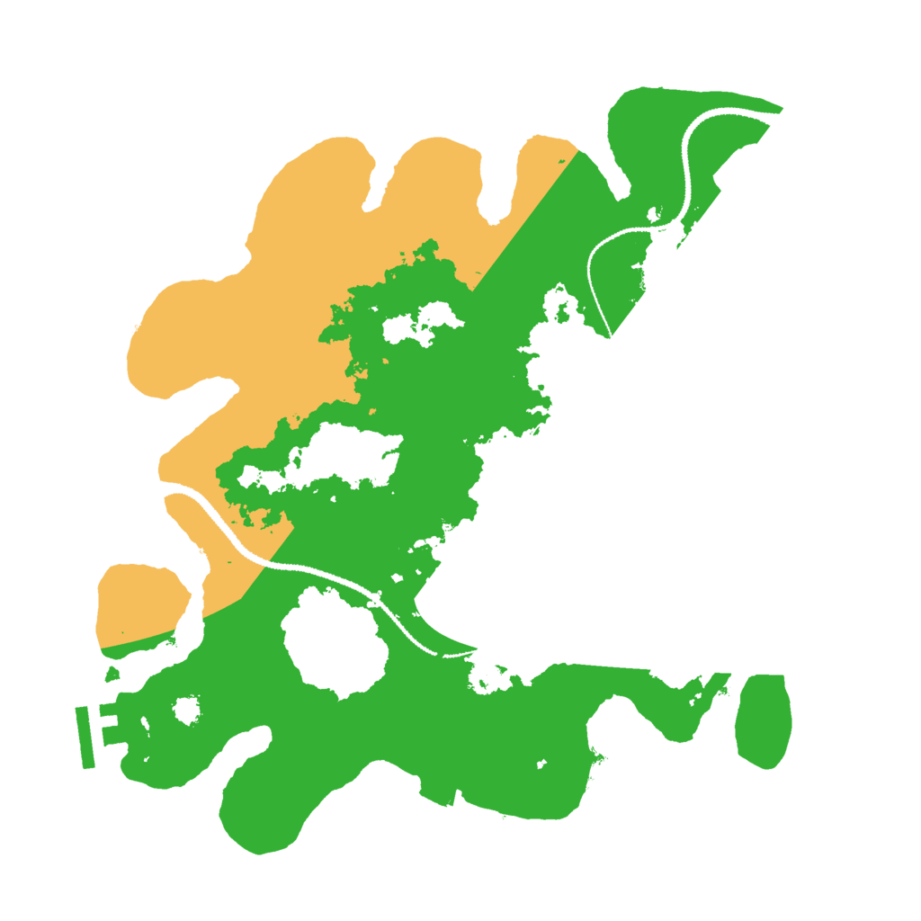 Biome Rust Map: Procedural Map, Size: 3000, Seed: 3481