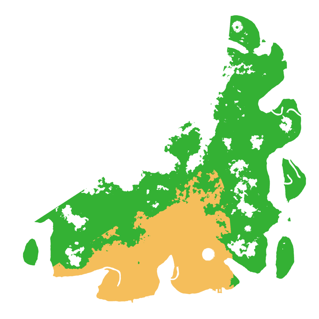 Biome Rust Map: Procedural Map, Size: 4500, Seed: 774538