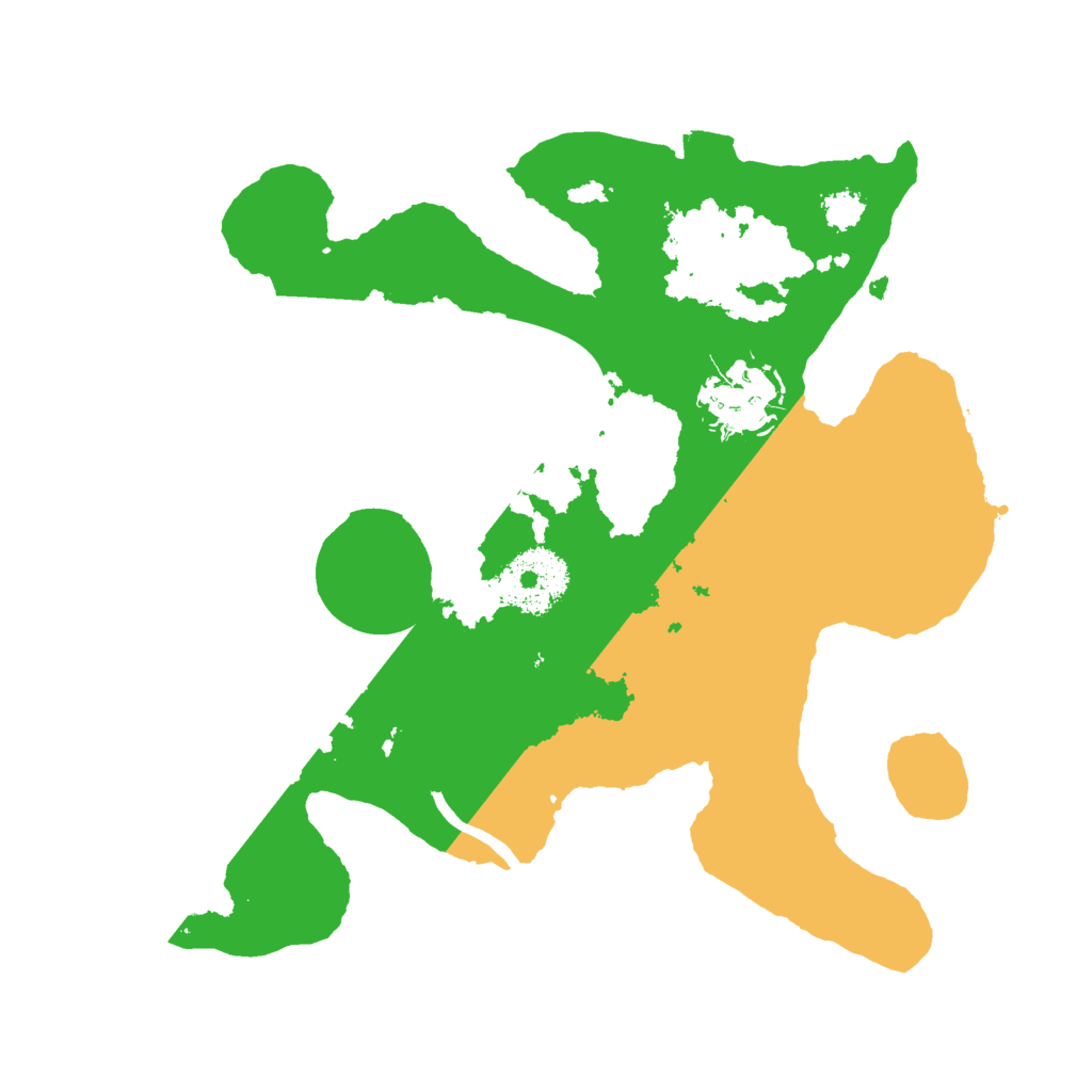 Biome Rust Map: Procedural Map, Size: 2500, Seed: 259850466