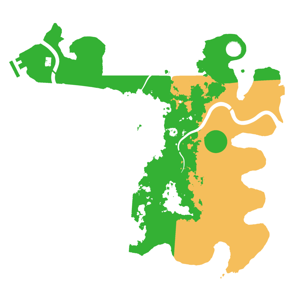 Biome Rust Map: Procedural Map, Size: 3500, Seed: 1721755747