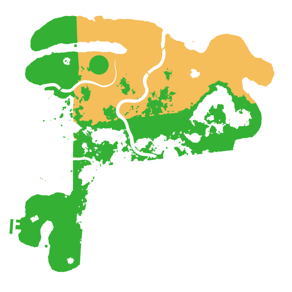 Biome Rust Map: Procedural Map, Size: 4000, Seed: 1583291441