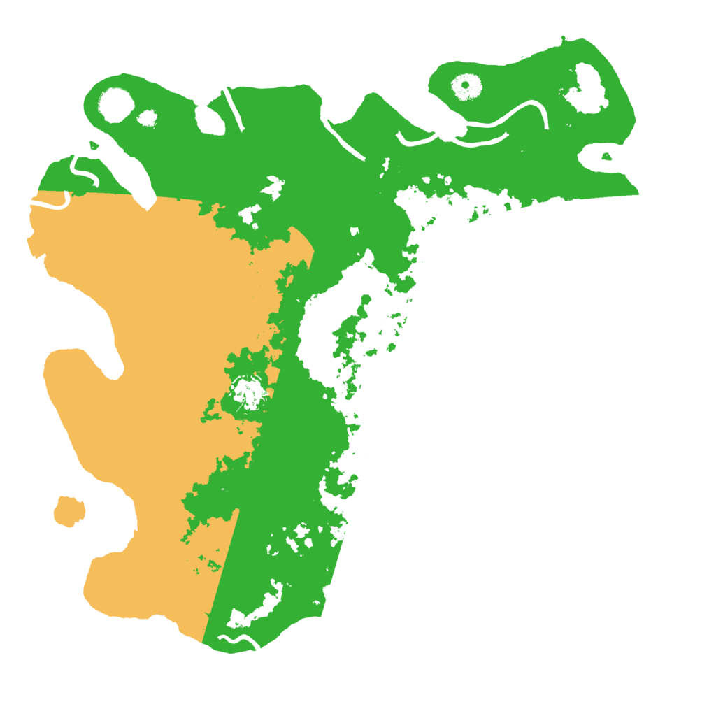 Biome Rust Map: Procedural Map, Size: 3800, Seed: 536502610