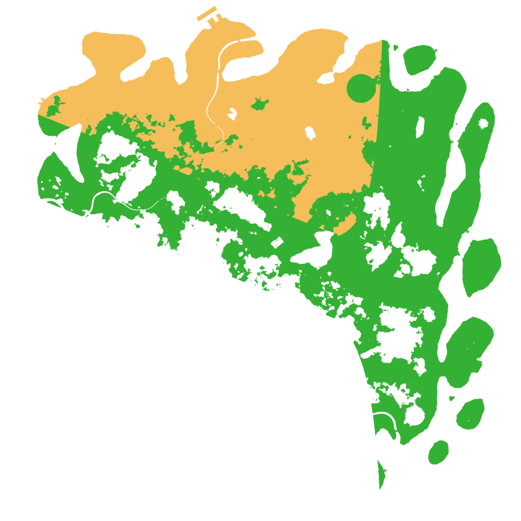 Biome Rust Map: Procedural Map, Size: 4800, Seed: 299842308