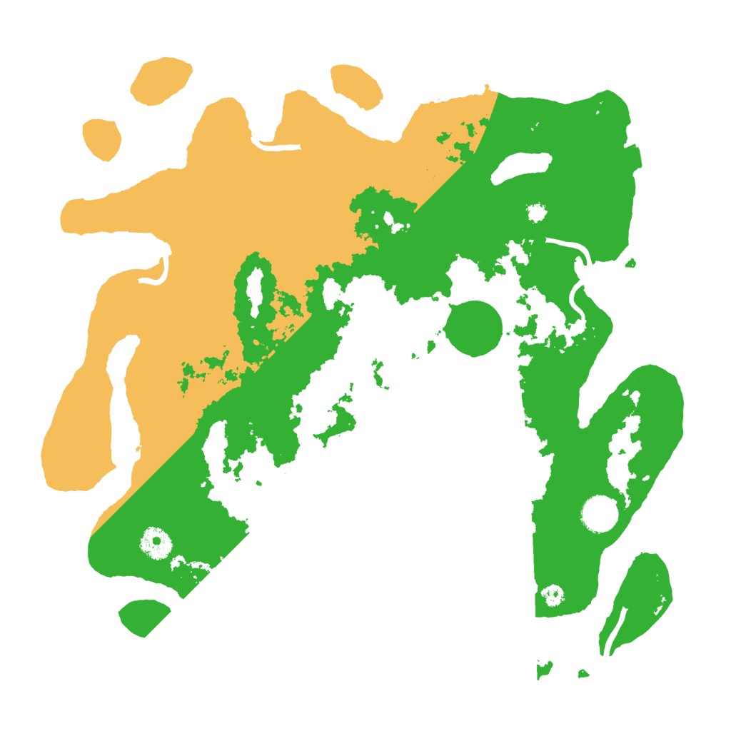 Biome Rust Map: Procedural Map, Size: 3500, Seed: 105564780