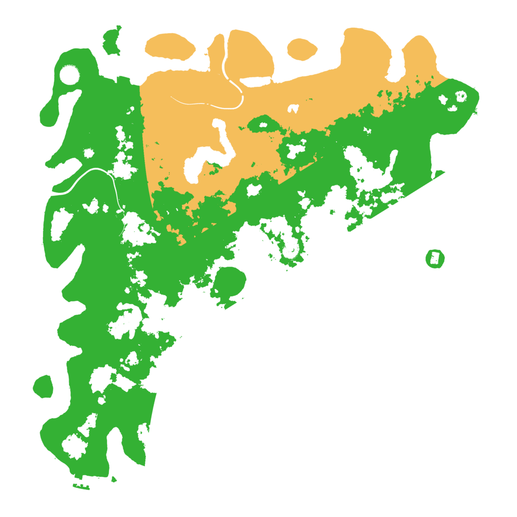 Biome Rust Map: Procedural Map, Size: 4600, Seed: 2498105