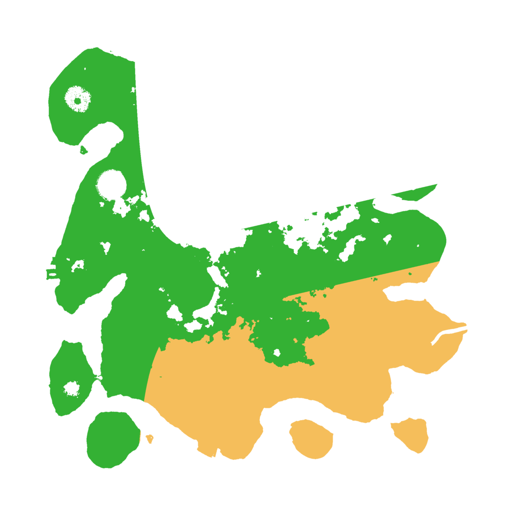 Biome Rust Map: Procedural Map, Size: 3000, Seed: 2049394775