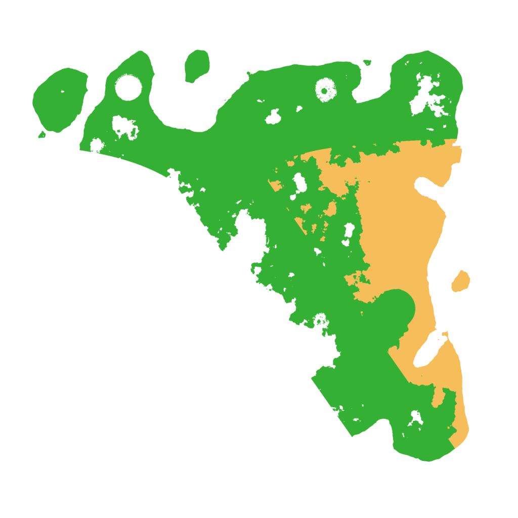 Biome Rust Map: Procedural Map, Size: 3500, Seed: 734583895