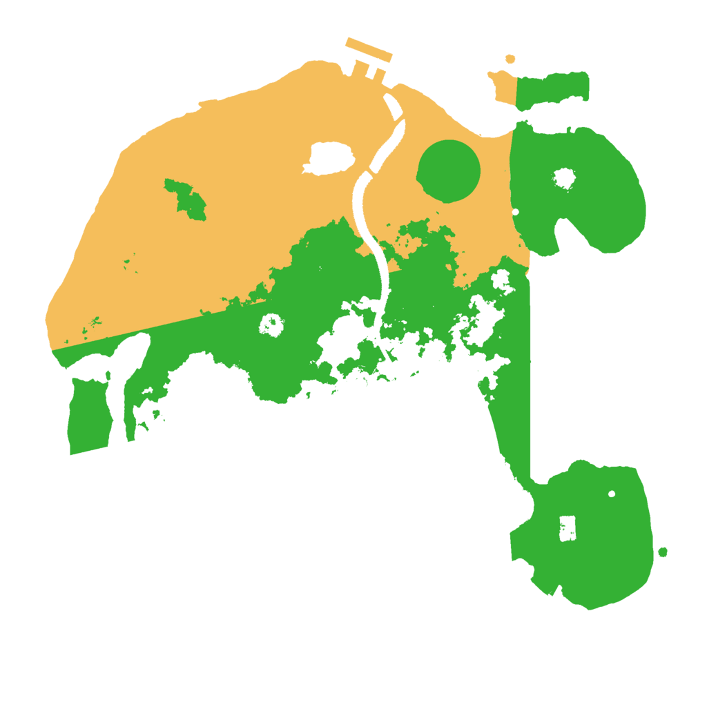 Biome Rust Map: Procedural Map, Size: 3000, Seed: 1095671697