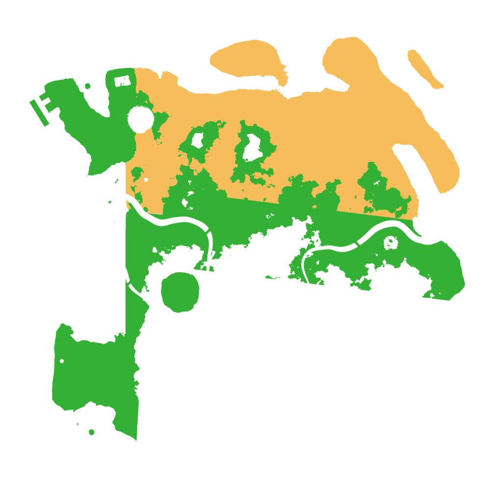 Biome Rust Map: Procedural Map, Size: 3500, Seed: 6789