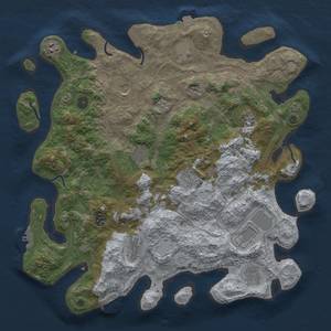 Thumbnail Rust Map: Procedural Map, Size: 4250, Seed: 2065295550, 19 Monuments