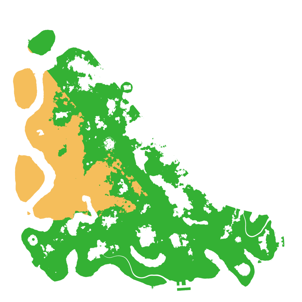 Biome Rust Map: Procedural Map, Size: 4500, Seed: 672885886