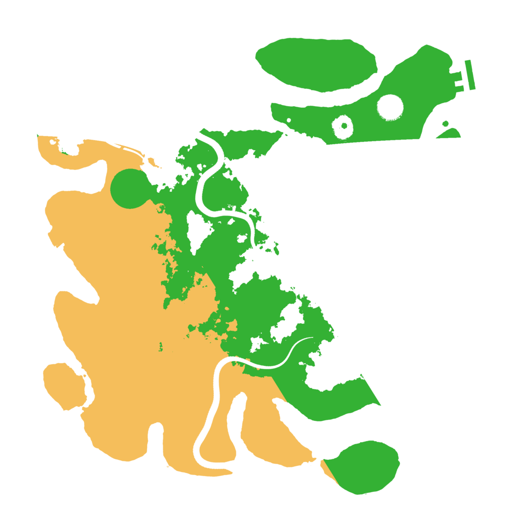 Biome Rust Map: Procedural Map, Size: 3500, Seed: 1027242891