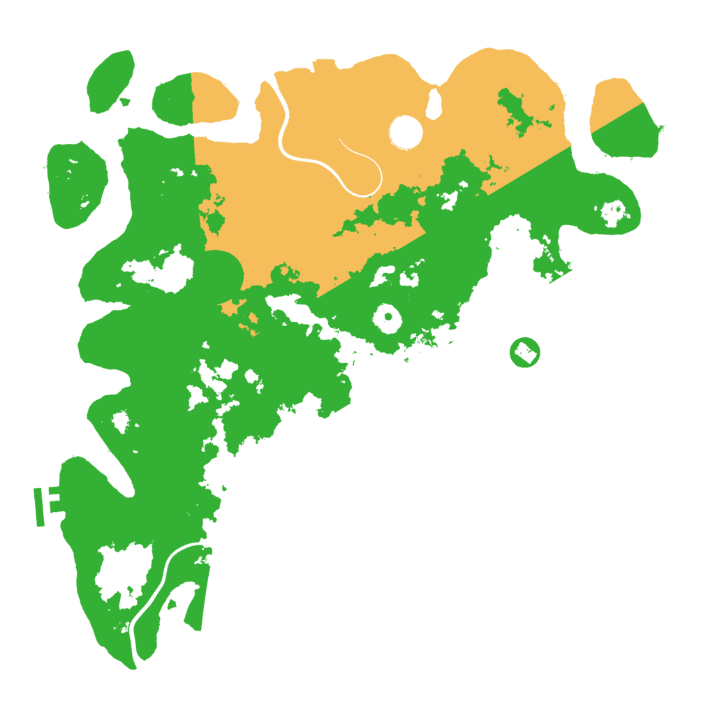 Biome Rust Map: Procedural Map, Size: 3750, Seed: 203298796