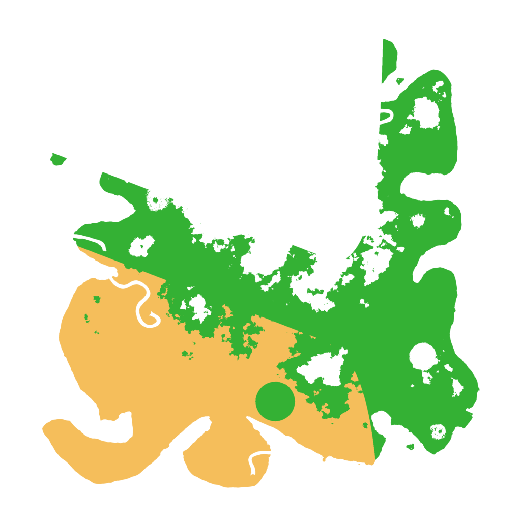 Biome Rust Map: Procedural Map, Size: 3500, Seed: 905484577