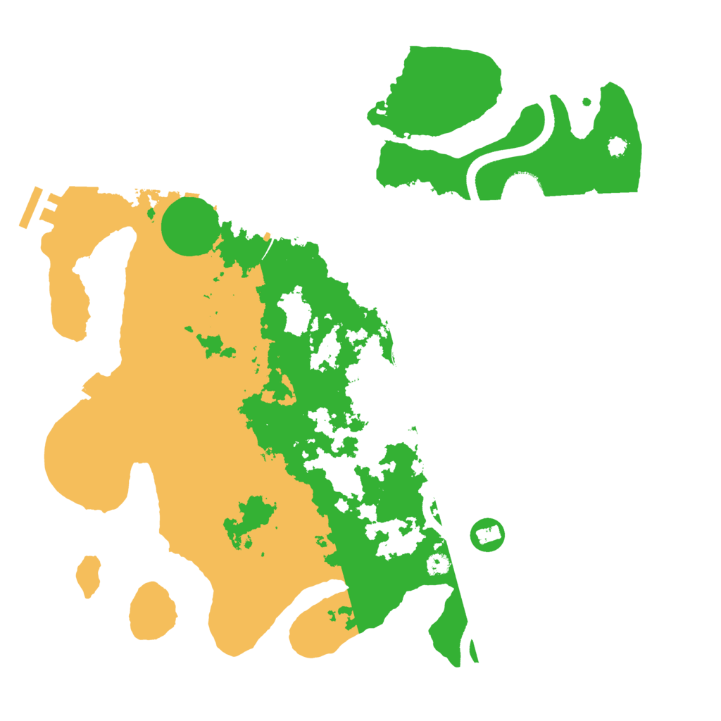 Biome Rust Map: Procedural Map, Size: 3400, Seed: 1006741723