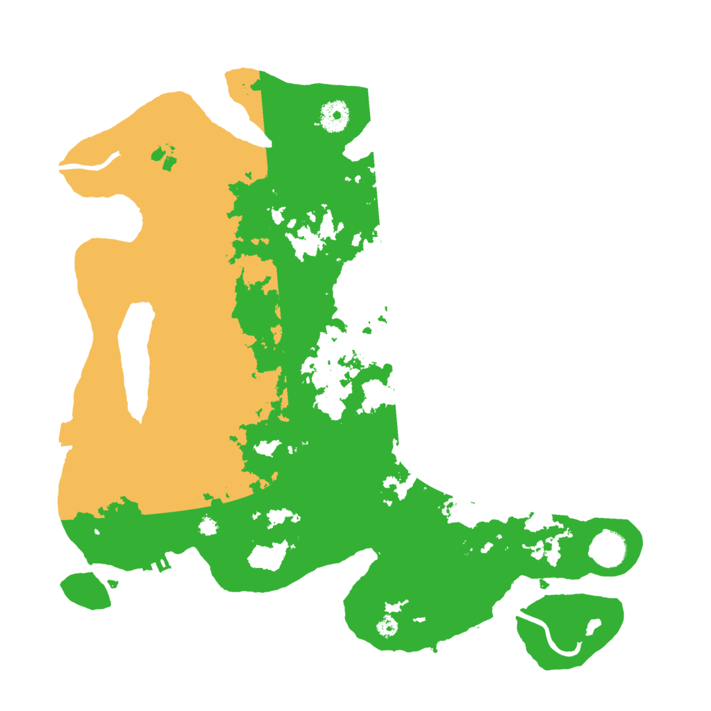 Biome Rust Map: Procedural Map, Size: 3500, Seed: 2346524