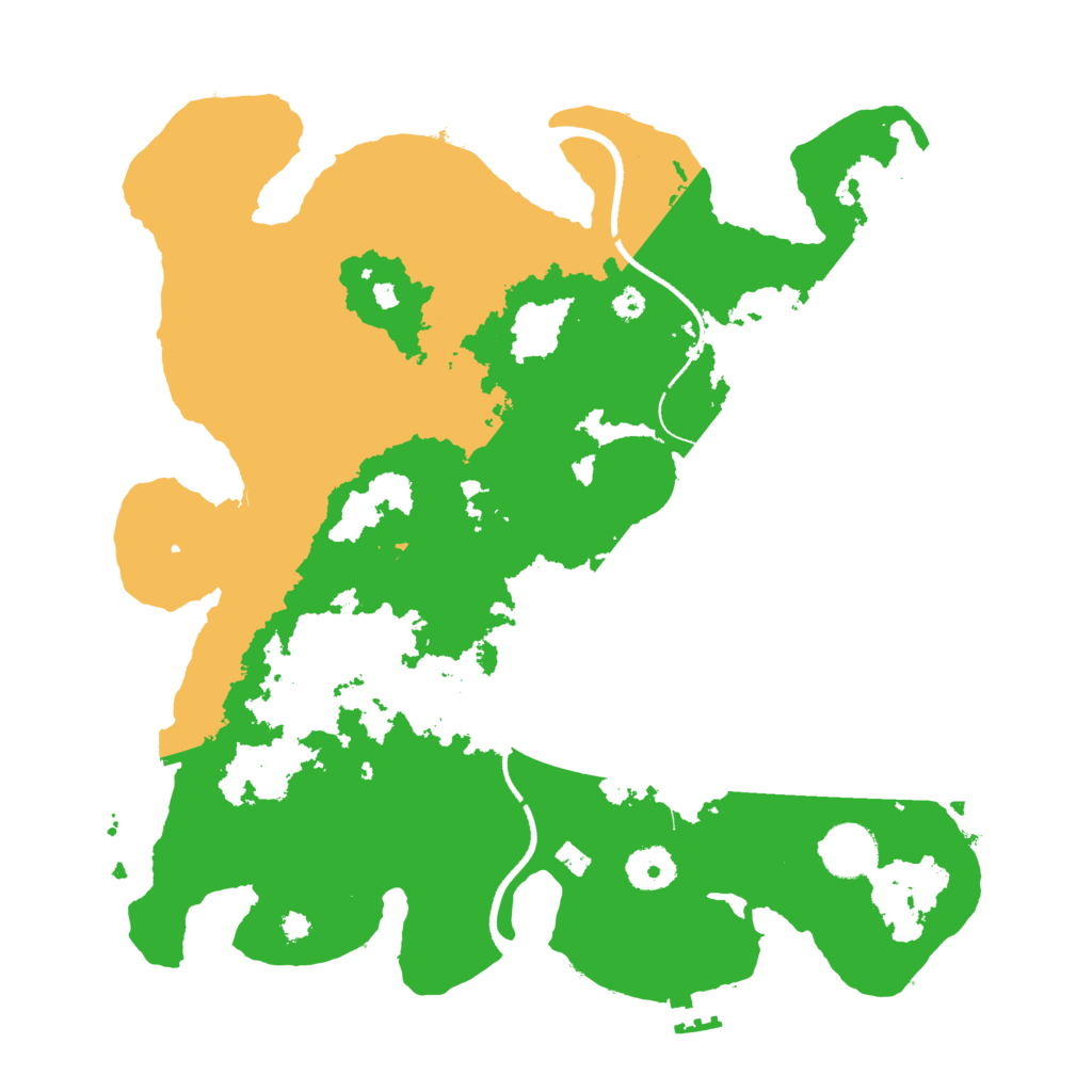 Biome Rust Map: Procedural Map, Size: 3500, Seed: 287865497