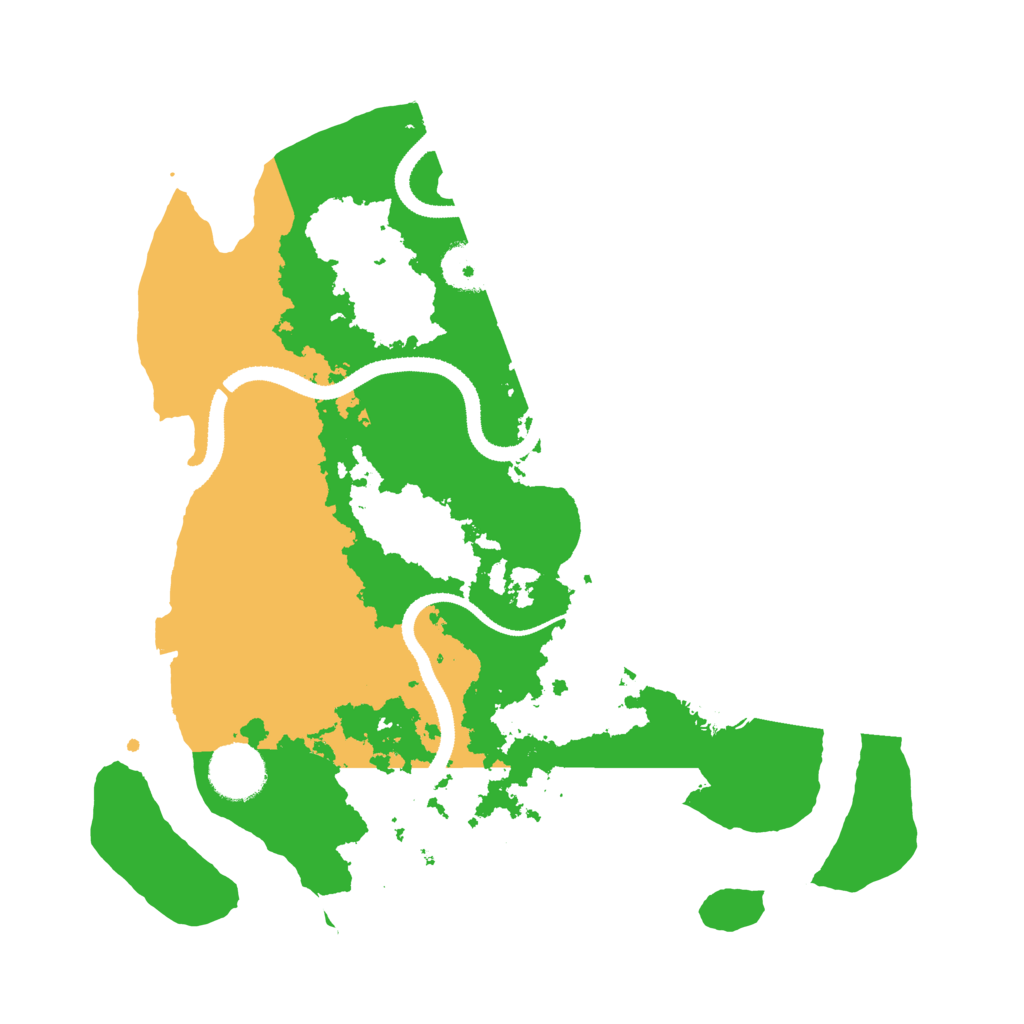Biome Rust Map: Procedural Map, Size: 3250, Seed: 252955902