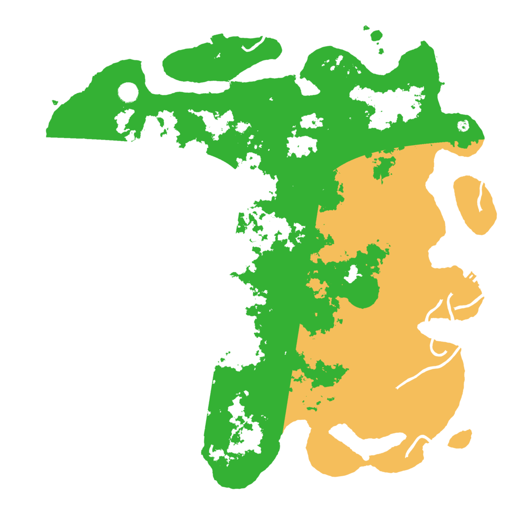 Biome Rust Map: Procedural Map, Size: 4500, Seed: 7622