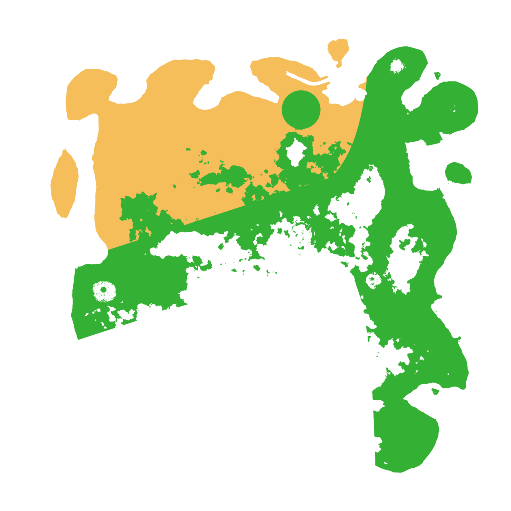 Biome Rust Map: Procedural Map, Size: 3500, Seed: 701501199