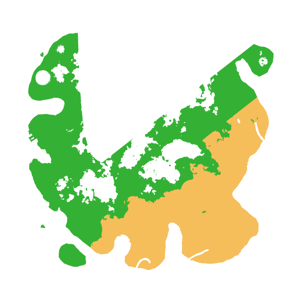 Biome Rust Map: Procedural Map, Size: 3500, Seed: 295963922